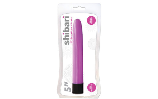 Shibari 10X Pulsations Vibrator 5in Pink