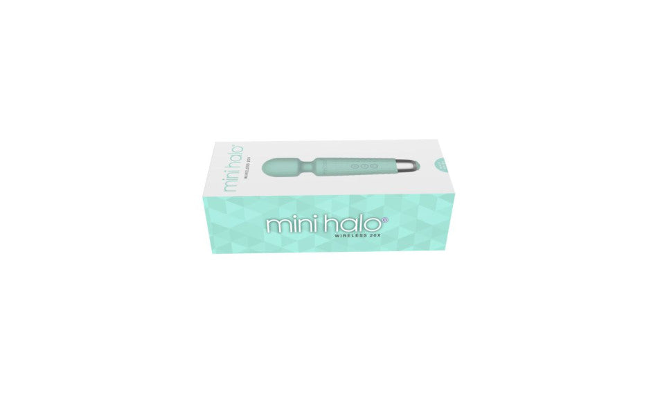 Shibari Mini Wand Halo 20X Minty Green