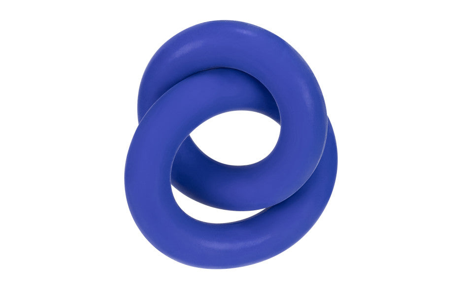 DUO Linked Cock/Ball Rings by Hunkyjunk Cobalt