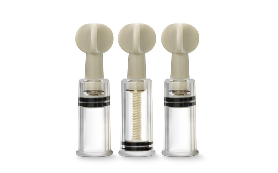 Temptasia Nipple and Clit Twist Suckers 3 Pc