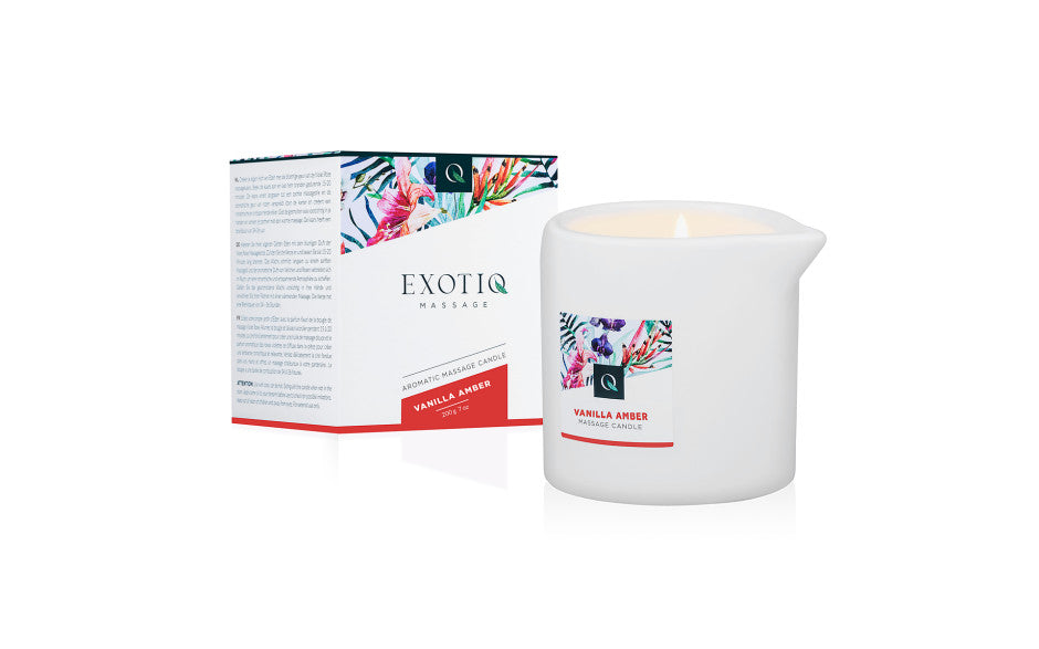 Exotiq Massage Candle Vanilla Amber 200g
