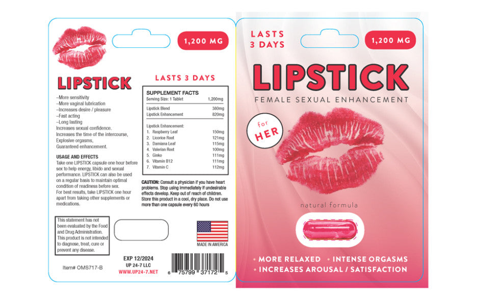 Lipstick Female Libido Single Pill