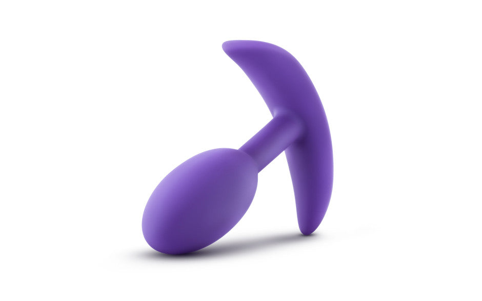 Luxe Wearable Vibra Slim Plug Small Purple