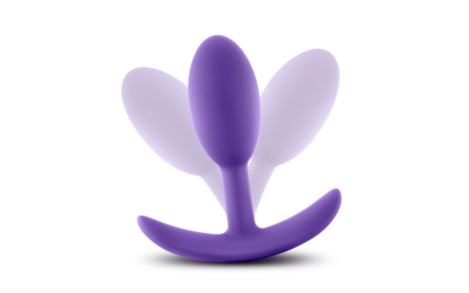 Luxe Wearable Vibra Slim Plug Small Purple