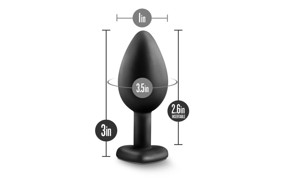 Temptasia Bling Plug Small Black