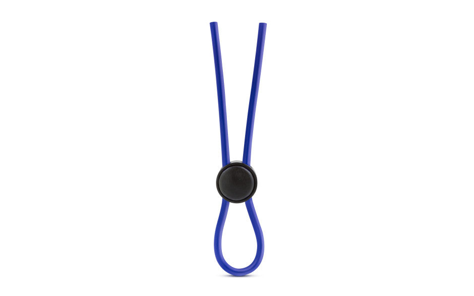 Stay Hard Silicone Loop Cock Ring Blue