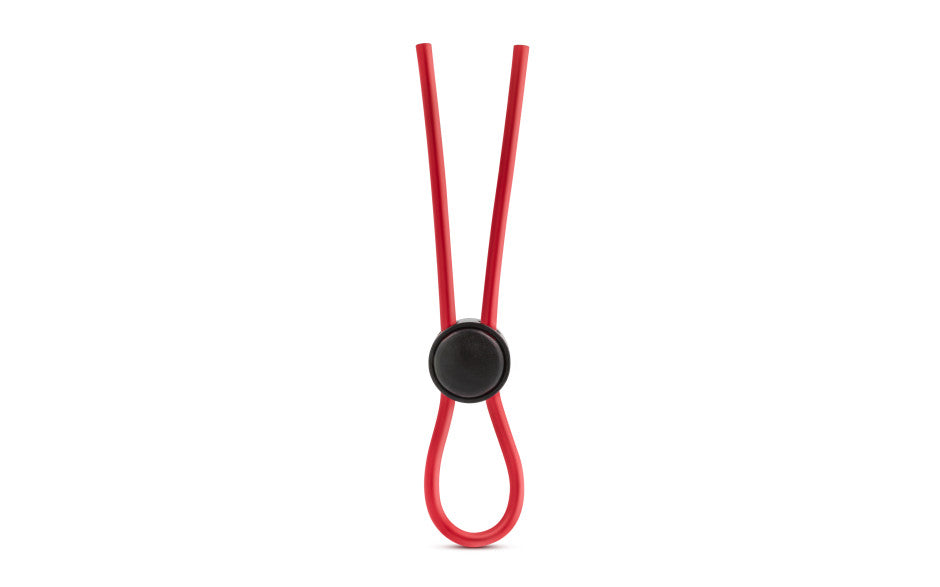 Stay Hard Silicone Loop Cock Ring Red