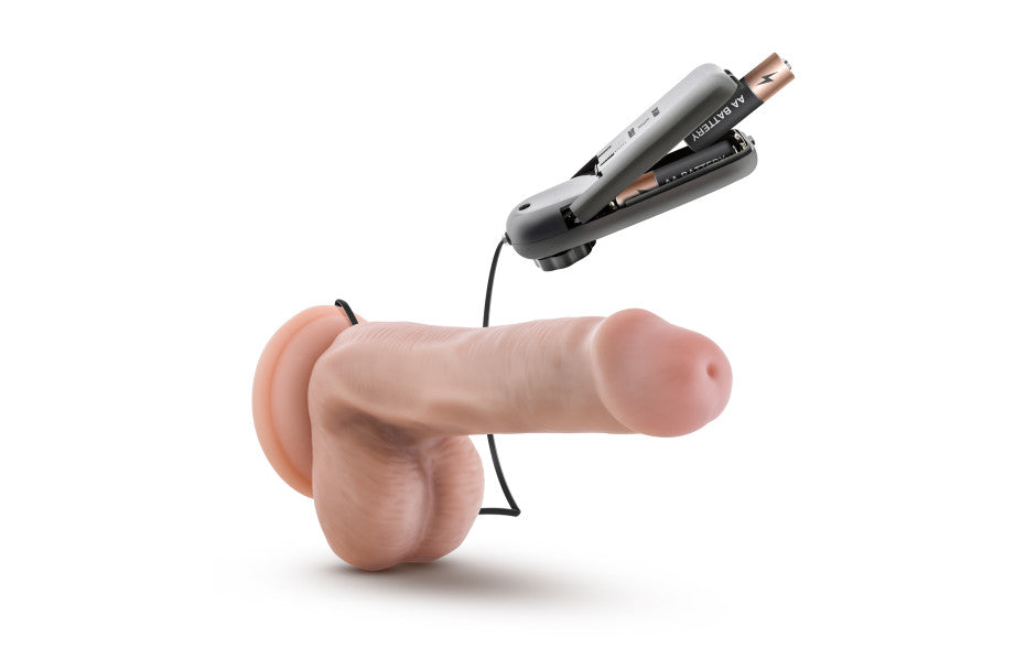 Dr Skin Dr Rob 6in Vibrating Cock with Suction Cup Vanilla