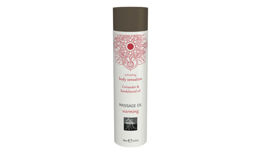 Shiatsu Massage Oil Warming Coriander And Sandalwood Oil 100ml