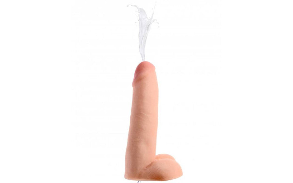 Squirting Dildo 8in with Syringe