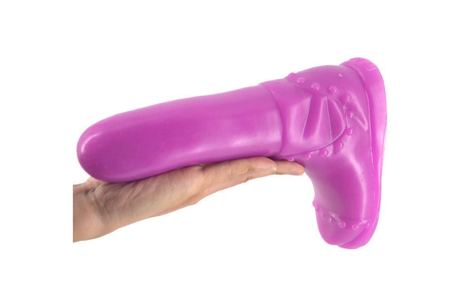 Boot Dildo Purple