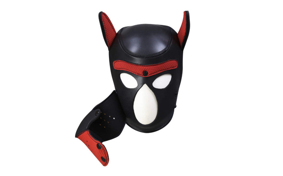 Puppy Play Mask Red