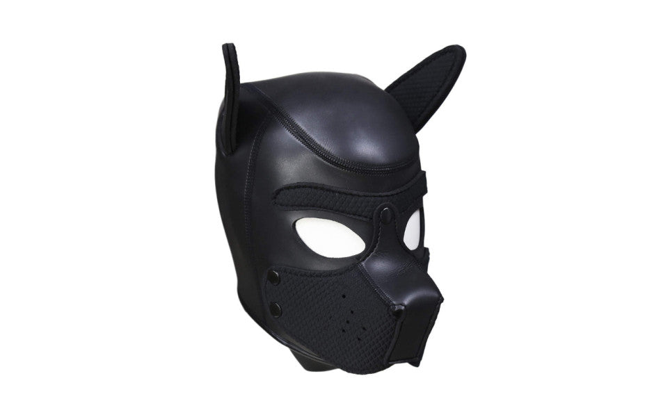 Puppy Play Mask Black