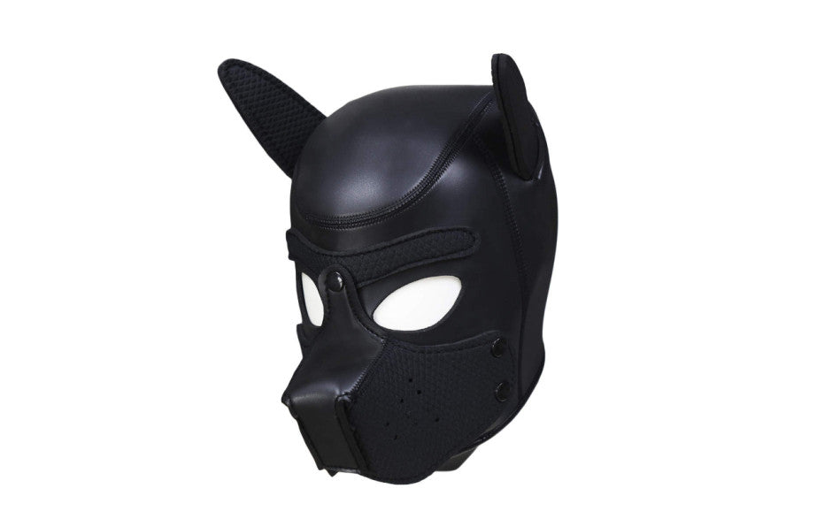 Puppy Play Mask Black