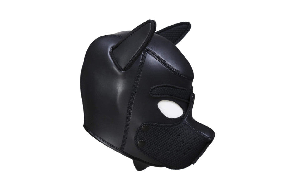Puppy Play Mask Black