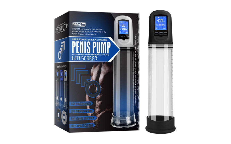 Luxury USB LCD Auto-Pump Clear