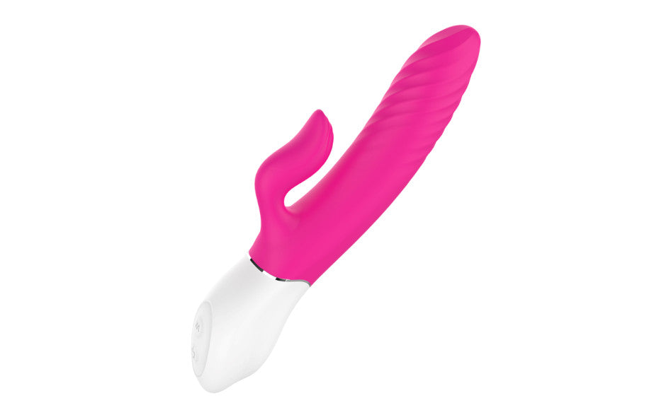 Lighter Thrusting Rabbit Vibrator Pink