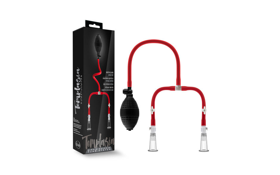Temptasia Nipple Squeeze Pump System Black