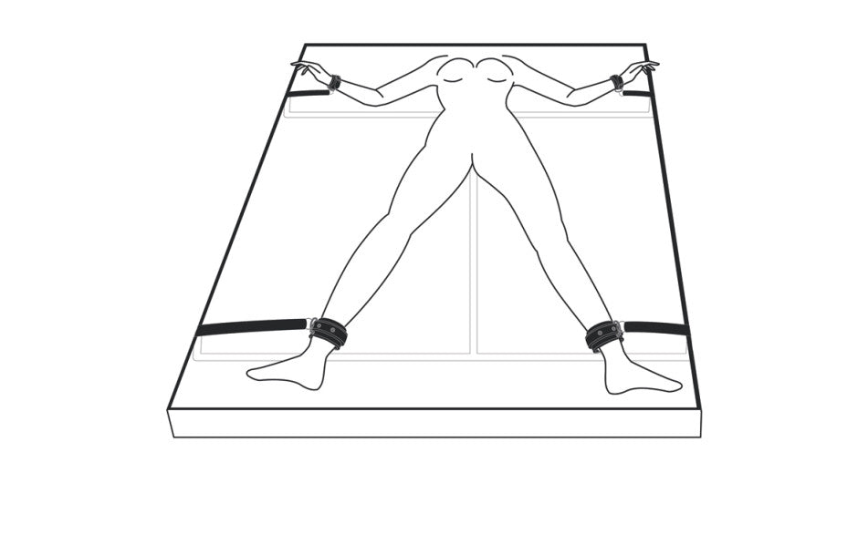 Under Mattress Restraint Set