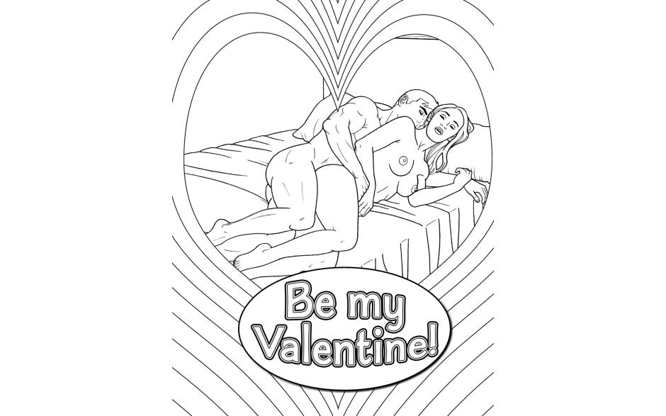 My Naughty Valentine Colouring Book