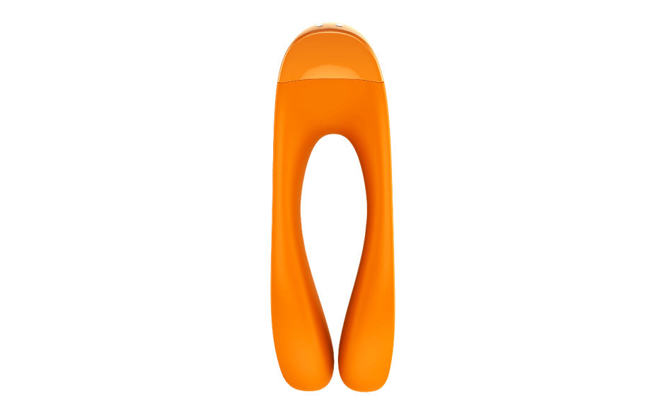 Satisfyer Candy Cane Finger Vibe Orange