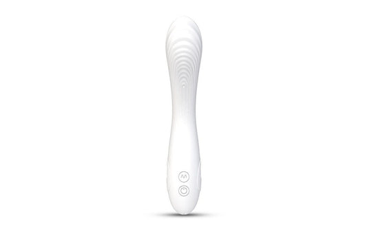 Flexible Bending Silicone Vibrator White