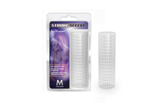 M For Men Stroke Sleeve Clear
