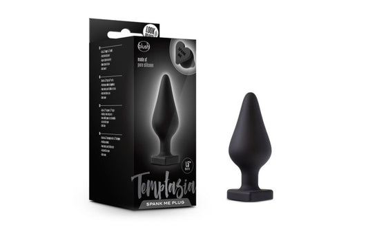 Temptasia Spank Me Butt Plug Black