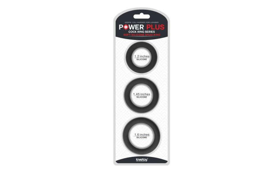 Silicone 3 Pc Cock Ring Set
