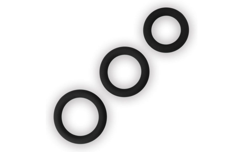 Silicone 3 Pc Cock Ring Set