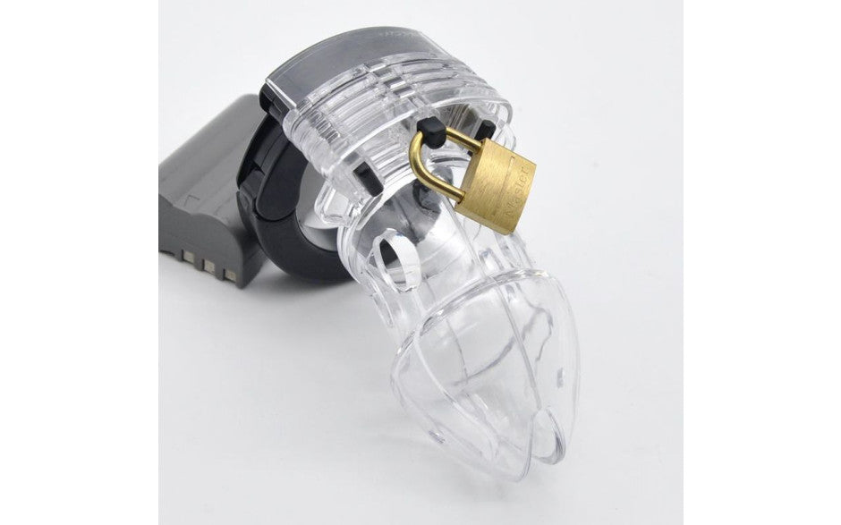 Brutus Alpha Chastity Cage Clear