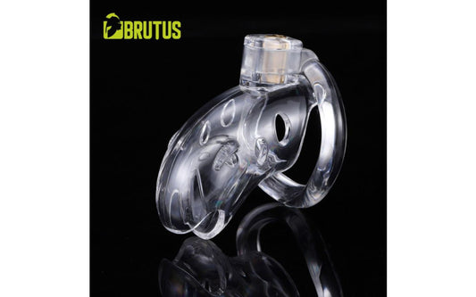 Brutus Shark Chastity Cage Clear