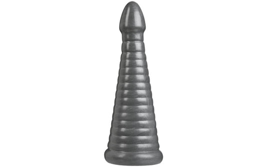 Rockeye 11in Anal Dildo Gun Metal