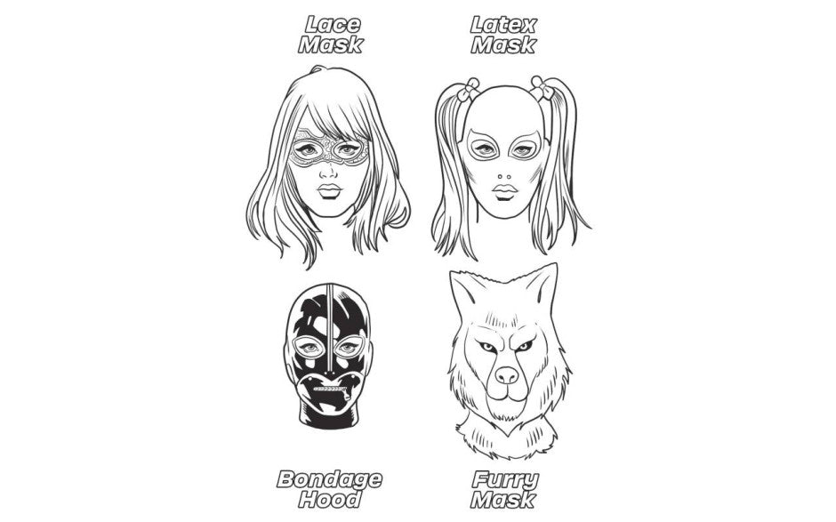 Fetishes Are Fun Colouring Book
