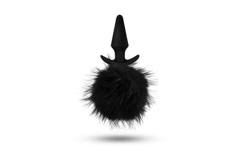 Anal Adventures Platinum Rabbit Tail Plug