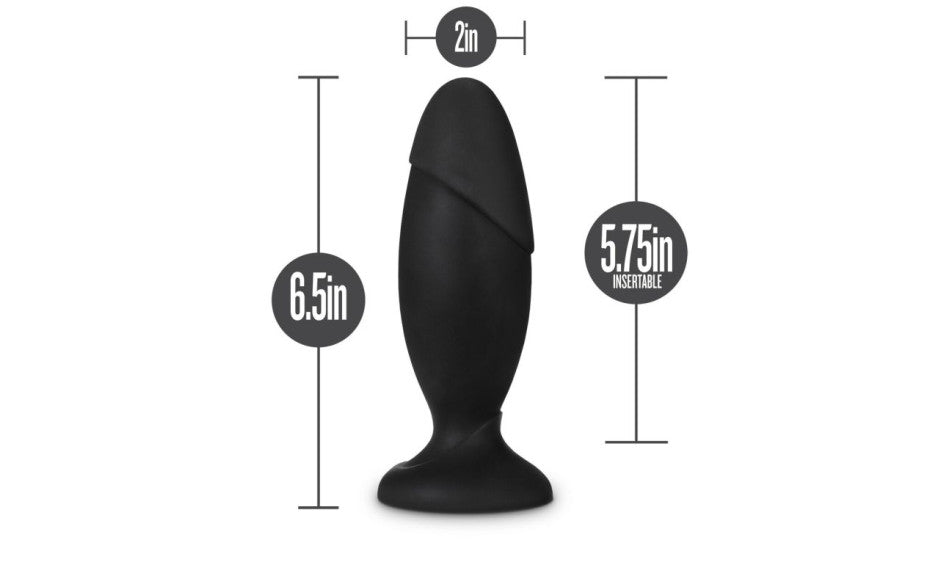 Anal Adventures Platinum Silicone Rocket Plug