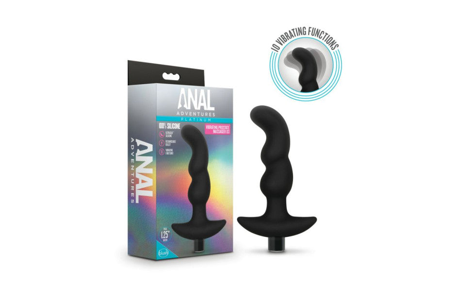Anal Adventures Platinum Silicone Prostate Massager 03