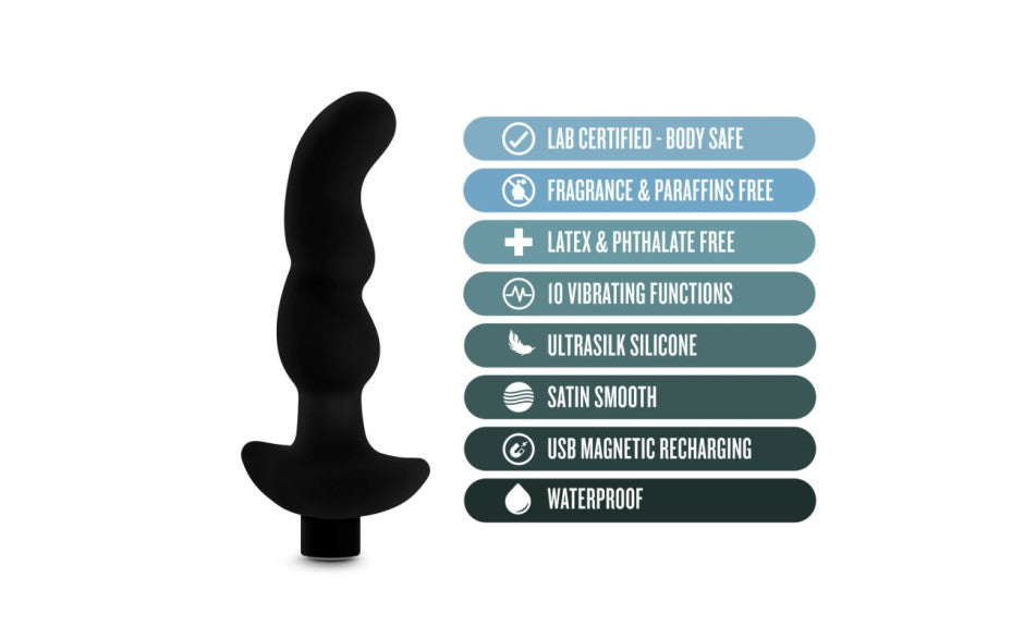 Anal Adventures Platinum Silicone Prostate Massager 03