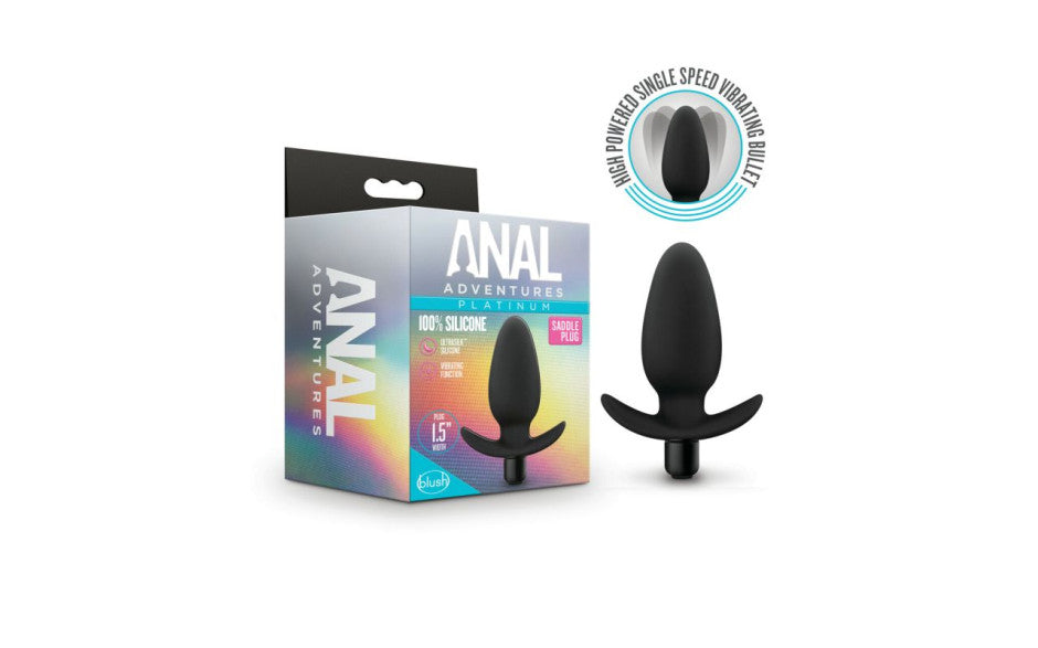 Anal Adventures Platinum Silicone Saddle Plug