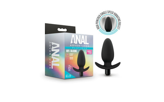 Anal Adventures Platinum Silicone Saddle Plug