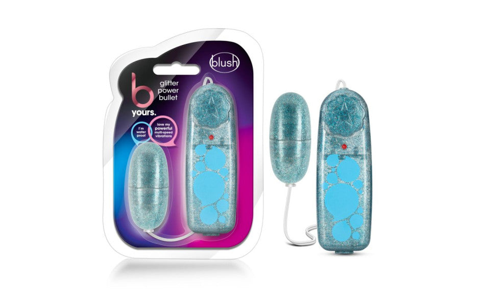 B Yours Glitter Power Bullet Blue