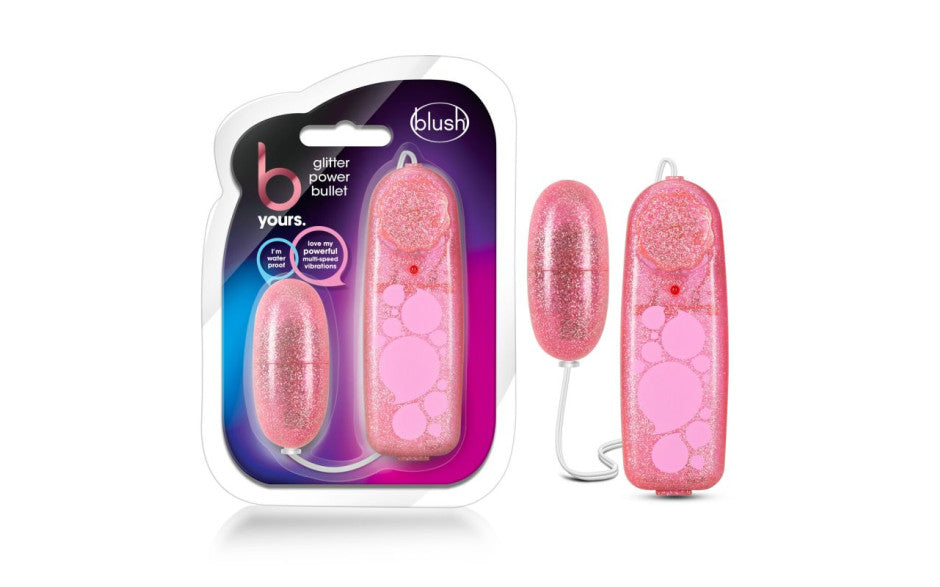B Yours Glitter Power Bullet Pink