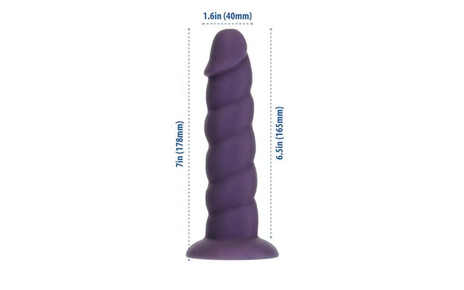 Unicorn Dildo 7in Purple