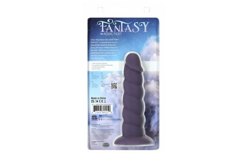 Unicorn Dildo 7in Purple