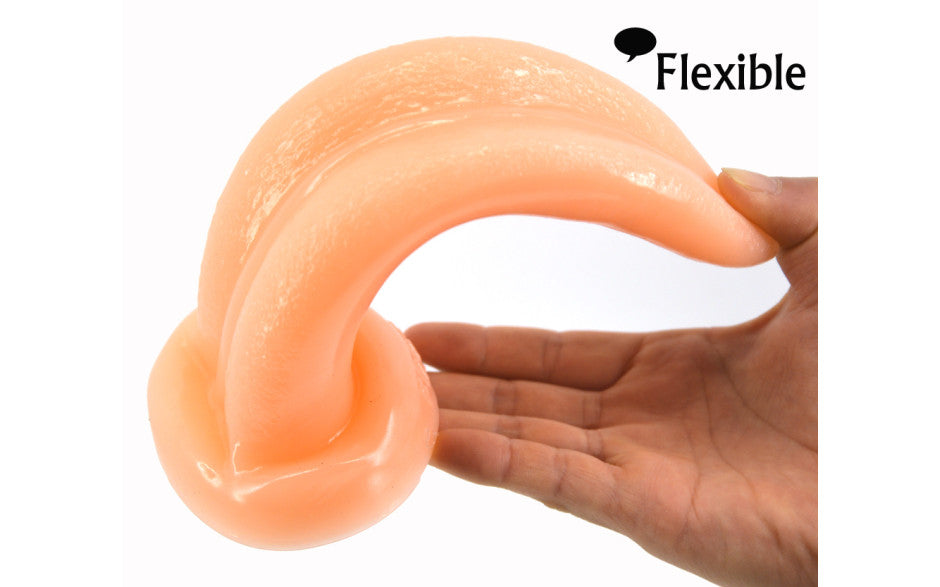 Tongue Shape Anal Plug Flesh