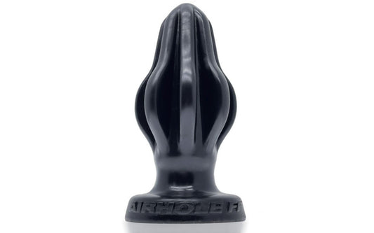 Airhole-2 Finned Buttplug Black