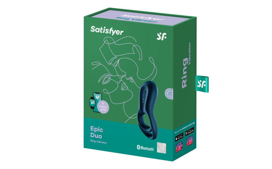 Satisfyer Epic Duo Cockring w Bluetooth Connect App