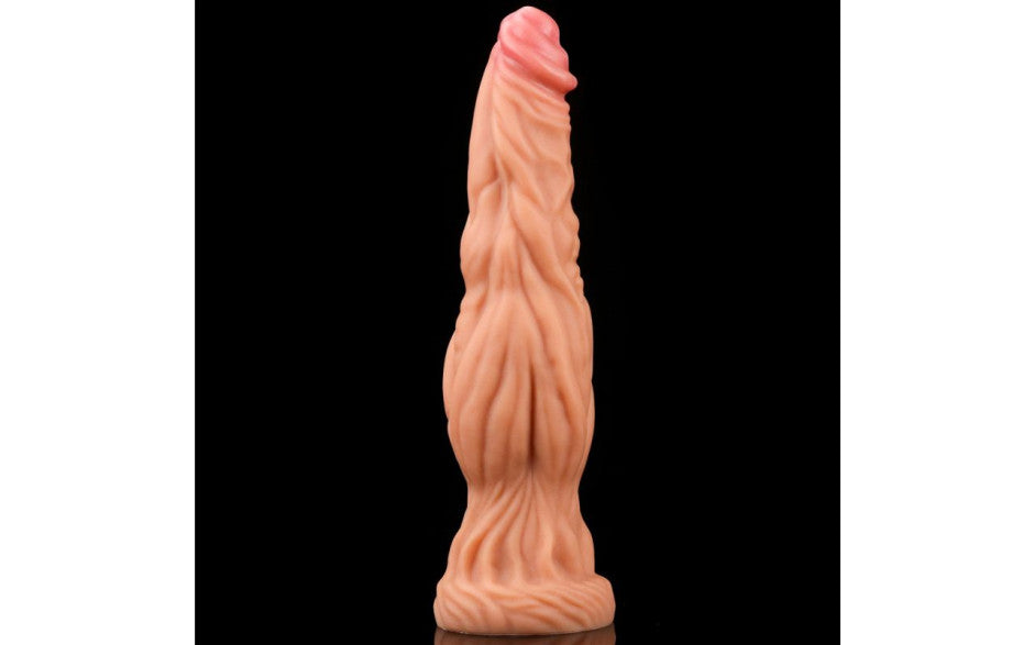 Nature Cock 9.5in Dual Layer Huge ALIEN Silicone Dildo