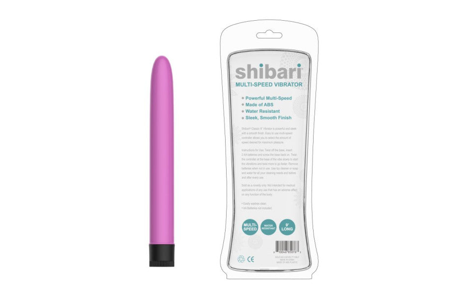 Shibari Multi-Speed Vibrator 9in Pink