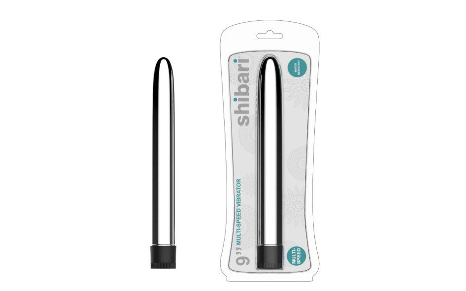Shibari Multi-Speed Vibrator 9in Silver